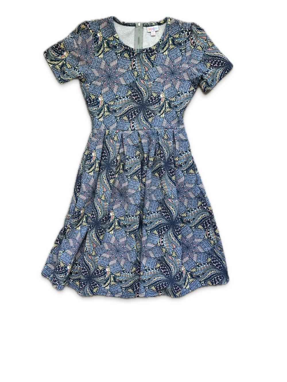 EUC LuLaRoe Amelia Short Sleeve Dress